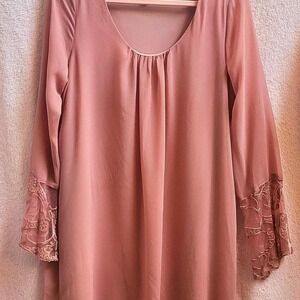 Sequin Hearts Blush Pink‎ Blouse